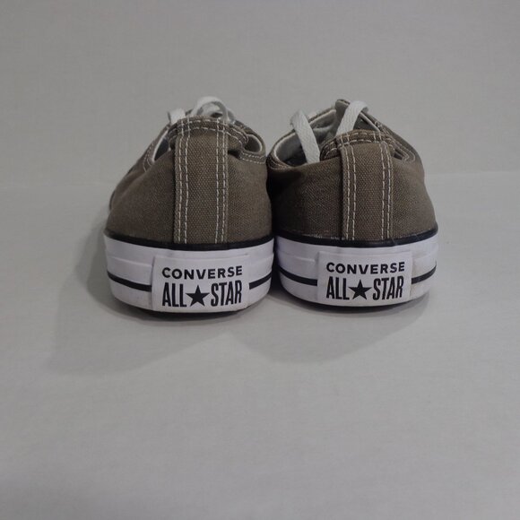 Converse Chuck Taylor All Stars Dark Gray Low Top Classic Size Mens 9 Womens 11 - Picture 6 of 7